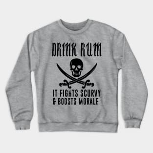 Drink Rum Crewneck Sweatshirt